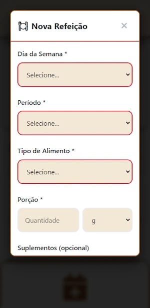 Planejador de Dieta do Pet Screenshot 2