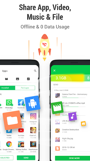 Share Apps & File Transfer - inShare Screenshot 0