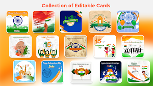 India Independence Day Card Maker & Photo Frames Screenshot 0