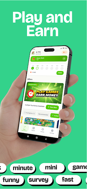 CashGas Play & Earn per Minute Screenshot 1
