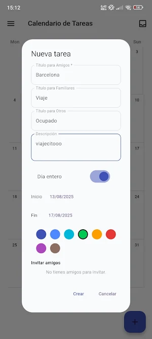 SyncroDay - Organiza tu día Screenshot 2