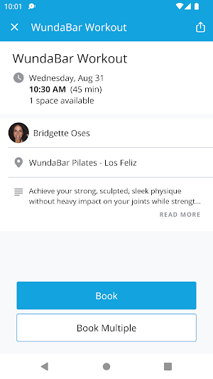 WundaBar Pilates Screenshot 2