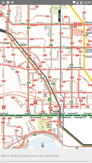 TORONTO SUBWAY BUS MAP OFFLINE Screenshot 3
