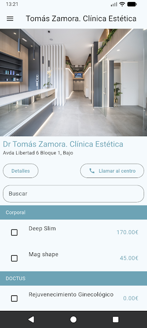 Tomás Zamora Clínica Estética Screenshot 0