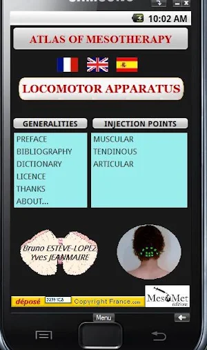 Mésothérapie Points Screenshot 1