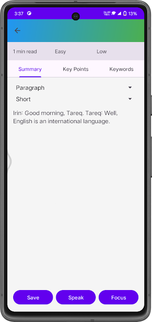 Smart Summary Tool Screenshot 3