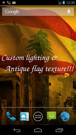Lebanon Flag Live Wallpaper Screenshot 3