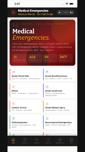 Medical Emergencies Reference Screenshot 3