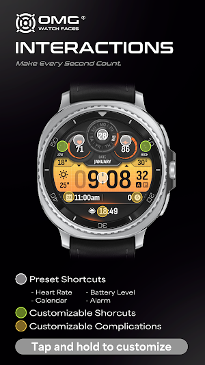 OMG 433 - Active Digital Watch Screenshot 2