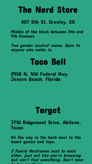 Refugee Restrooms Screenshot 2