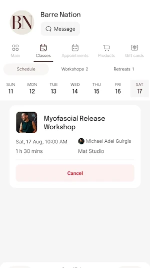 Barre Nation Screenshot 3