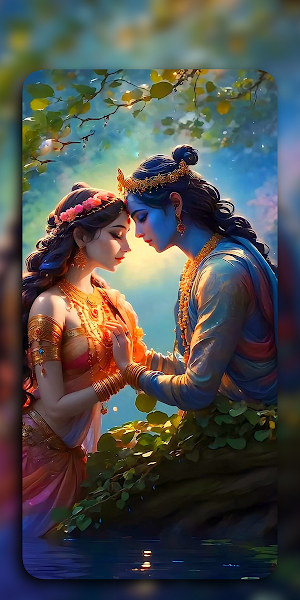 Lord Krishna AI Wallpaper Screenshot 0