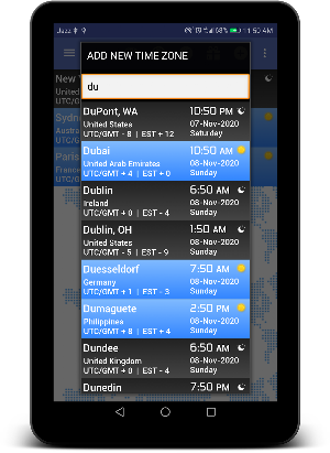 Time Zone Converter - World Time Zones Clock Screenshot 1