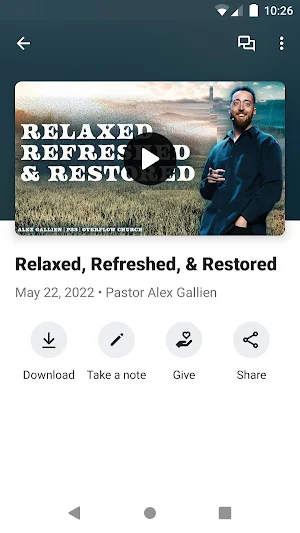 Overflow Church Screenshot 2