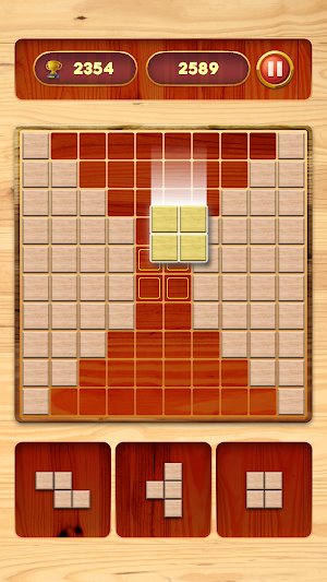 Wood Block: Brick Puzzle Game Screenshot 1