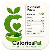 CaloriesPal AI Recipe Label