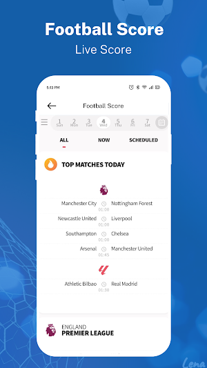 Live Football TV HD Streaming Screenshot 1