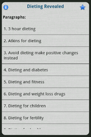 Dieting Revealed Screenshot 1
