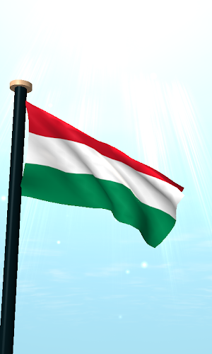 Hungary Flag 3D Live Wallpaper Screenshot 1