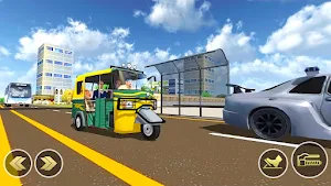 Modern Tuk Tuk Auto Driving Screenshot 1