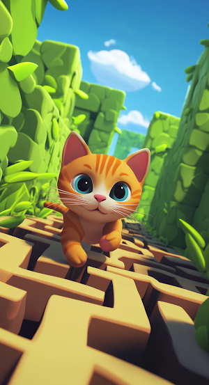 Kitten Escape : Maze Game Screenshot 3