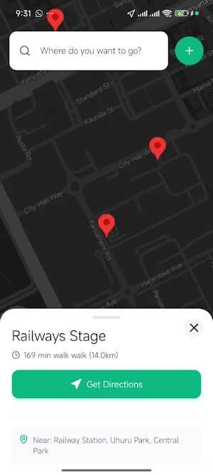 MatatuGo: Matatu Stage Locator Screenshot 0
