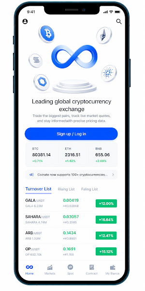 Coinate Exchange Screenshot 0