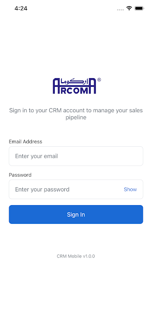Arcoma CRM Screenshot 0