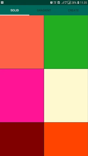 Solid and Gradient - Background Wallpaper Changer Screenshot 0