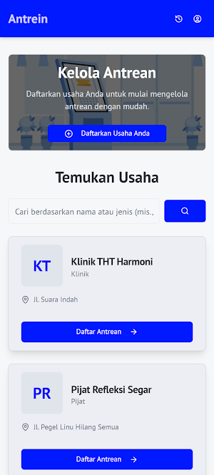 Antrein - Antrean Cerdas Screenshot 0