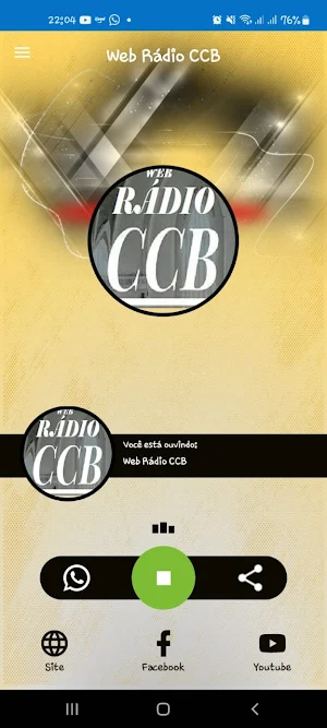 Rádio Web CCB Screenshot 1