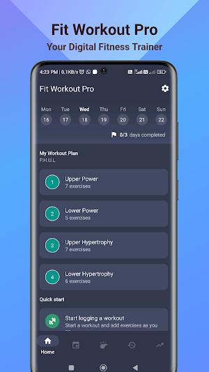 Fit Workout Pro - AI Trainer Screenshot 0