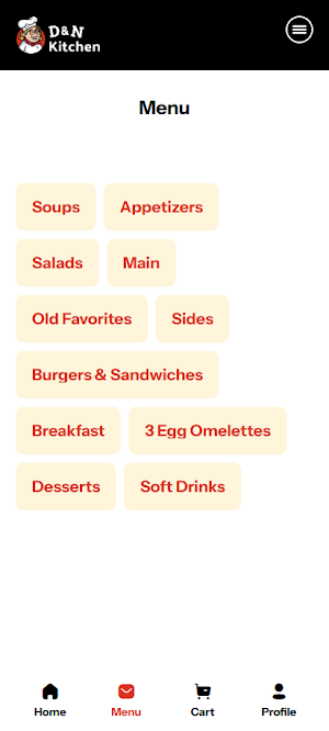 D&N Kitchen Screenshot 1