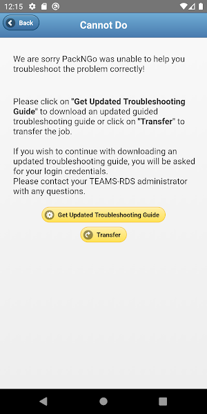 PackNGo® powered by TEAMS-RDS® Screenshot 3