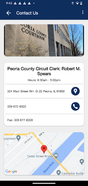 Peoria County Circuit Clerk Screenshot 1