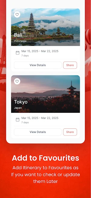Trip Planner Screenshot 3