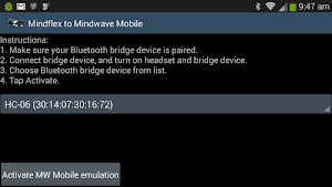 Mindflex to Mindwave Mobile Screenshot 2