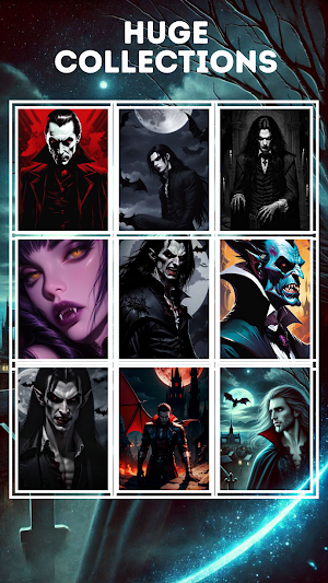 Dark Vampire Wallpaper 4K Screenshot 1
