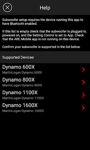 MartinLogan Subwoofer Control Screenshot 3