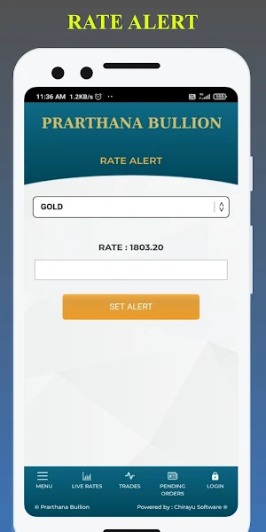 Prarthana Bullion Screenshot 2