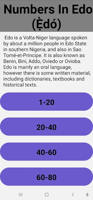 Numbers In Edo Screenshot 1