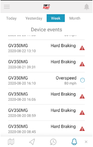 TopFleet GPS Screenshot 2