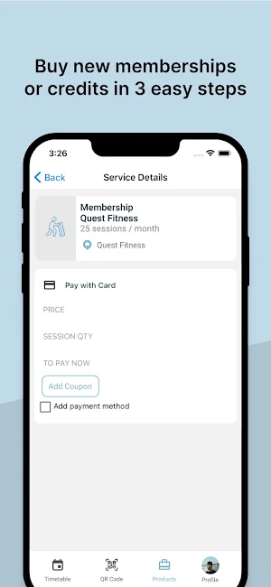 Quest Fitness Club Screenshot 1