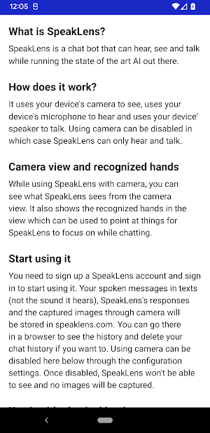 SpeakLens Screenshot 0