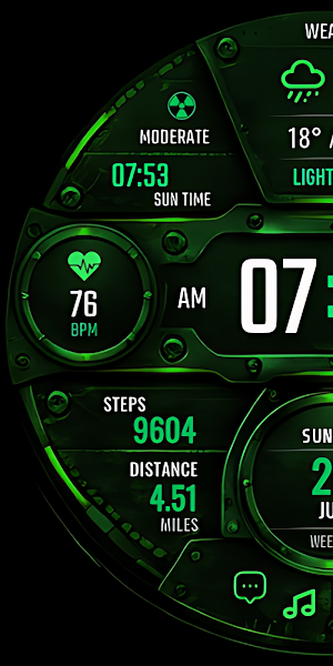 Mission Control Watch Face Screenshot 1