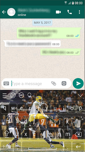 Aaron Rodgers Packers Keyboard NFL 2020 4r Lovers Screenshot 3