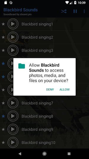 Blackbird (animal) sounds ~ Sboard.pro Screenshot 1