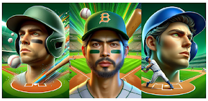 Baseball Game : MLB 9 home run Screenshot 0