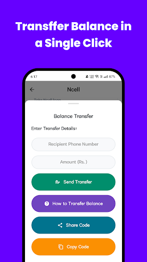 Recharge Scanner Ncell NTC Screenshot 3