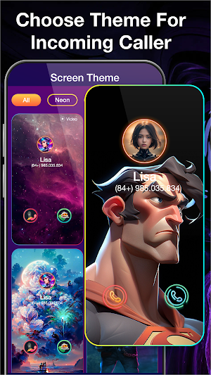 Color Phone: Call Screen Theme Screenshot 2